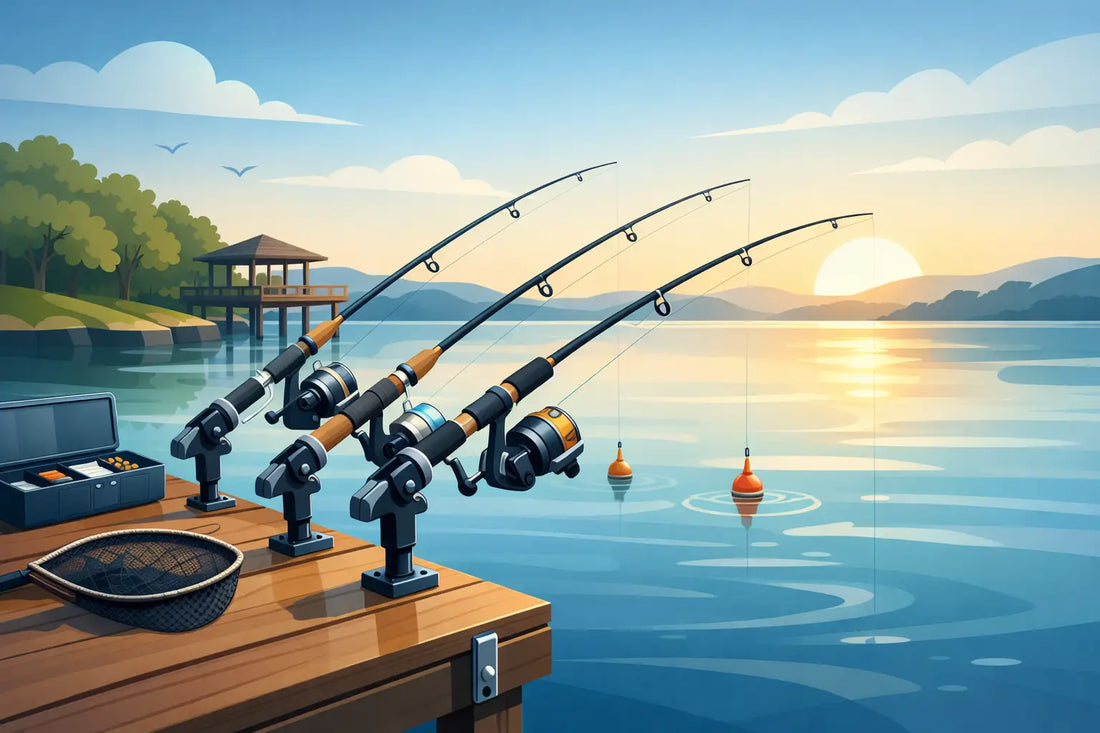 Dock Fishing Rod Holder Setup That Works