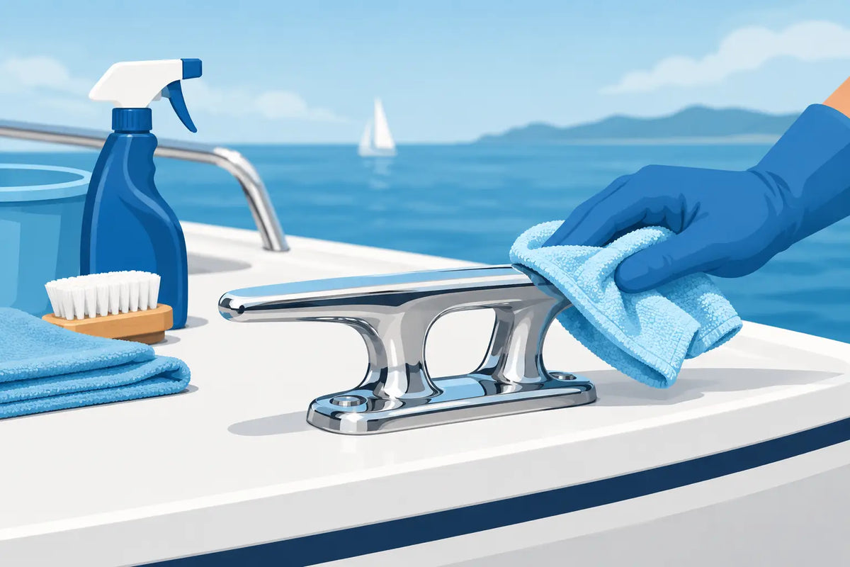 How to Clean Boat Cleats Without Damaging Finish