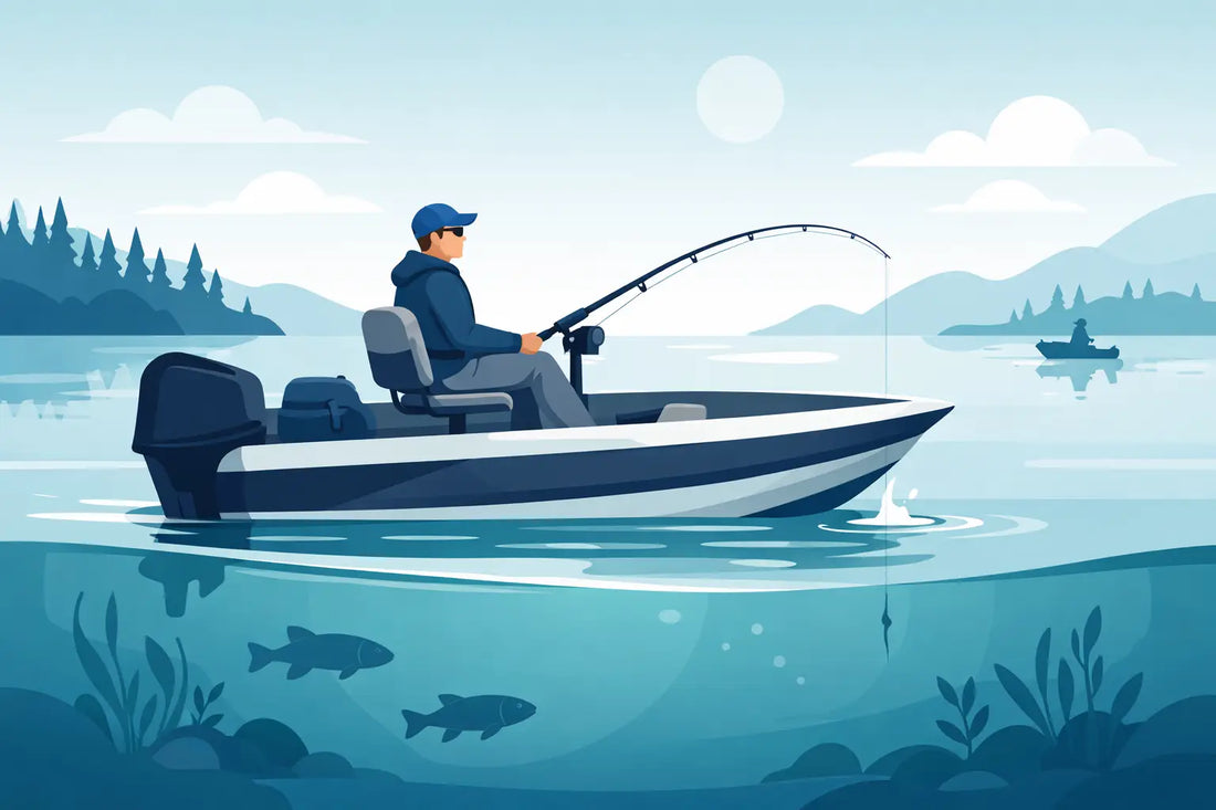 How to Fish Hands Free From a Boat