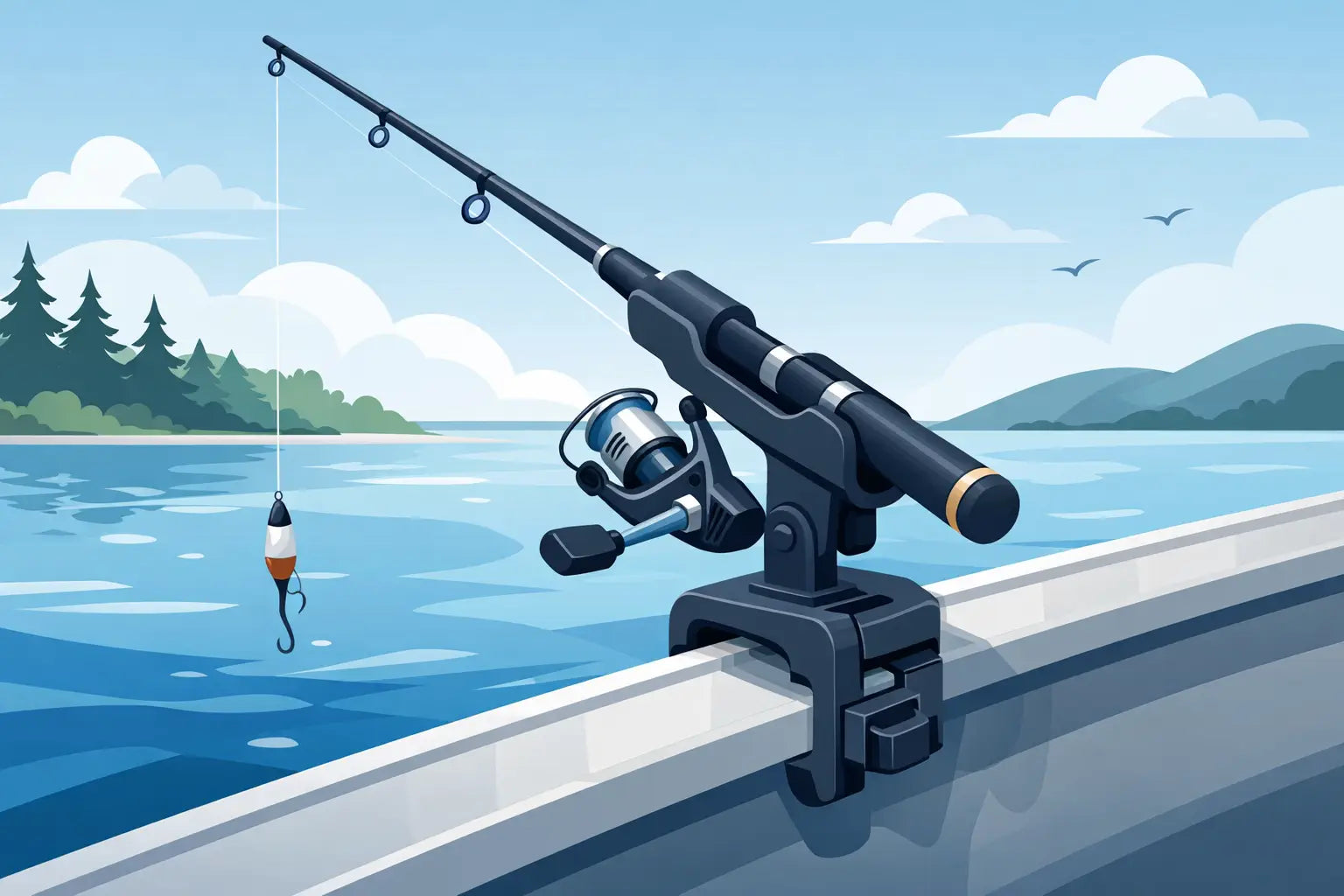 Fishing Rod Holder Without Screws That Works