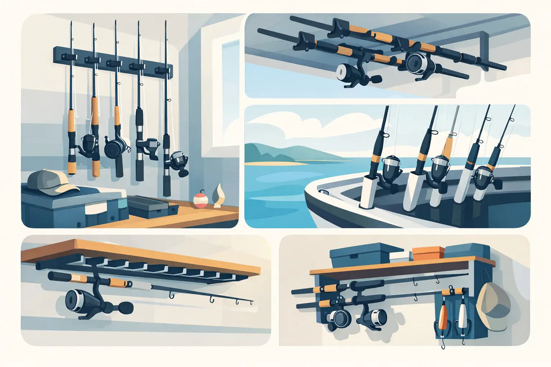 Best Space Saving Fishing Rod Holder Ideas