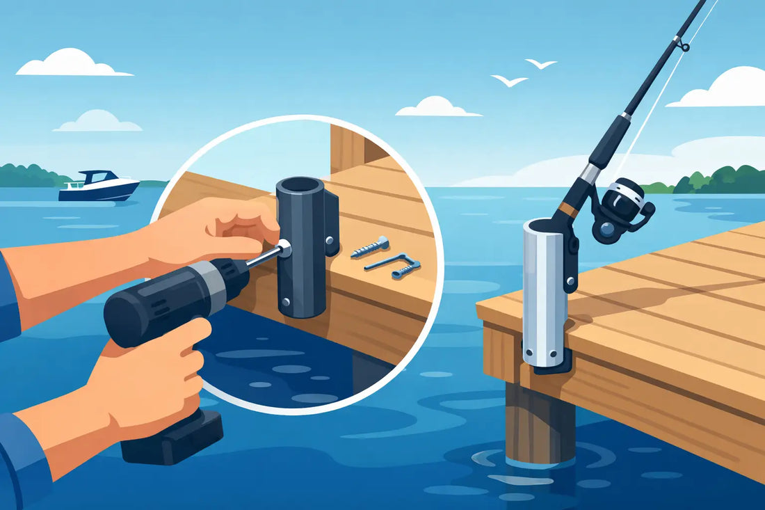 How to Add Rod Holder to Dock the Easy Way