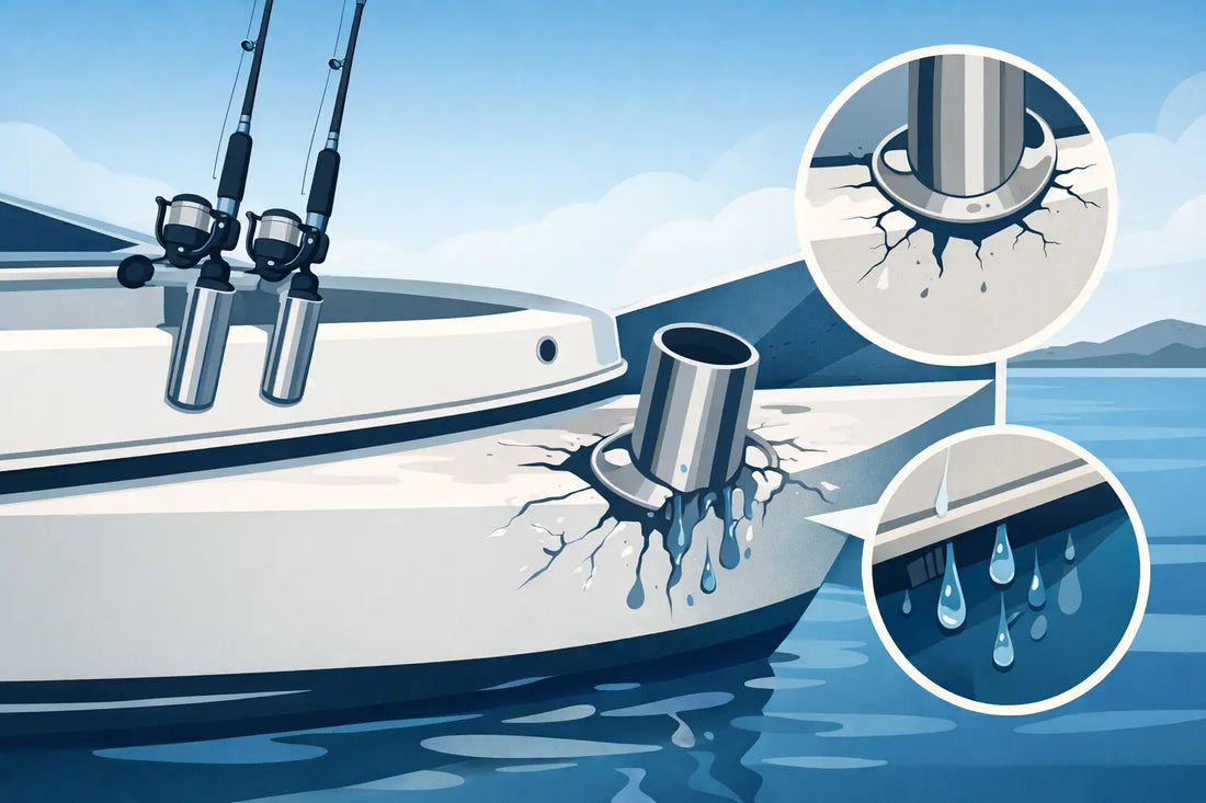 Do Rod Holders Damage Fiberglass Boats Easily?