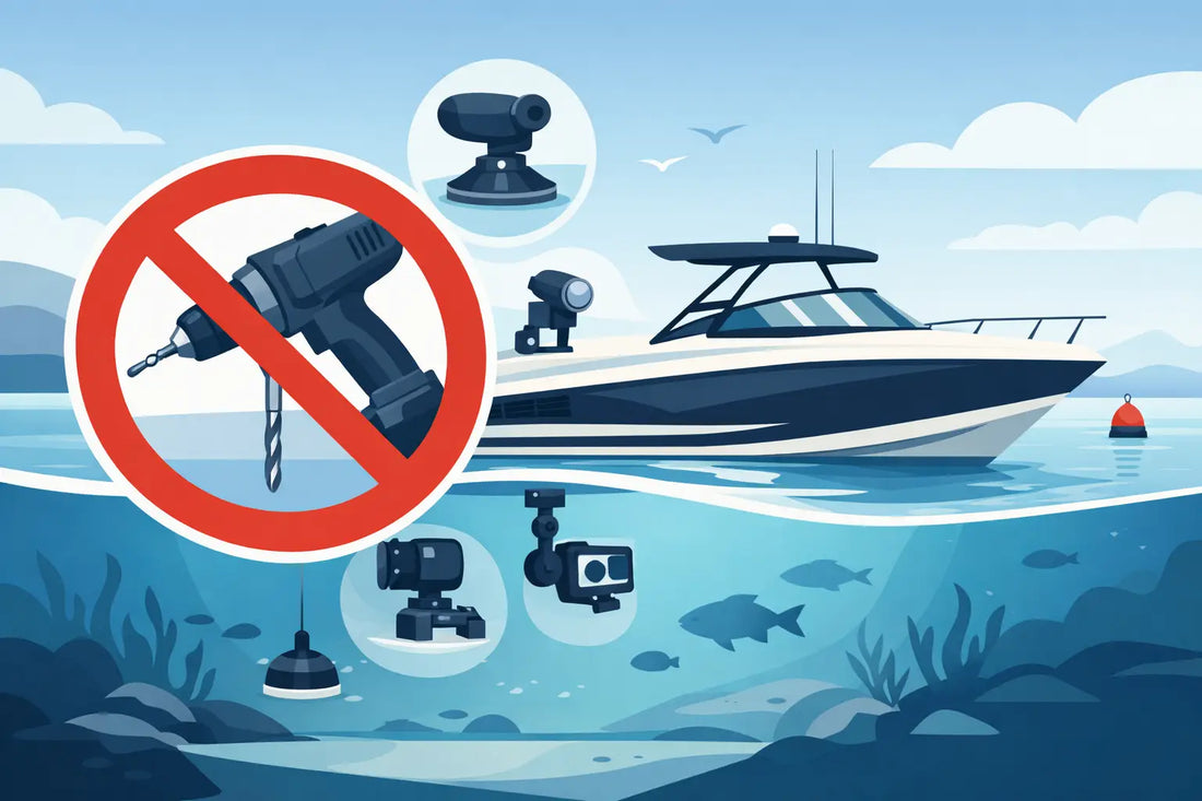 How to Avoid Drilling Holes in Your Boat