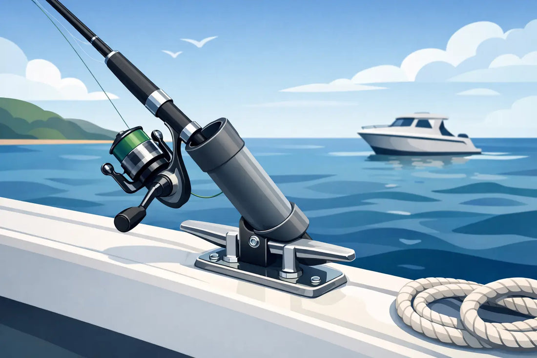 How to Use a Cleat Mounted Rod Holder Safely
