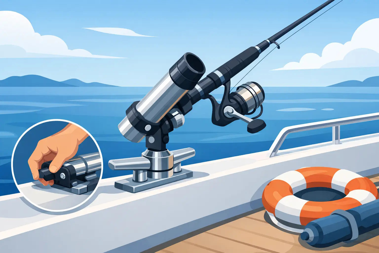 How to Install Rod Holder on Boat Cleat Safely